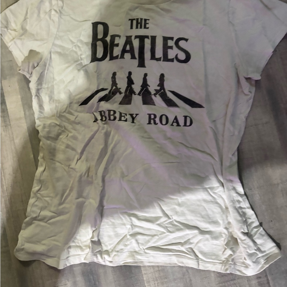 The Beatles Abbey Road Kids Tee - Cream